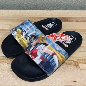 Vans x Pretty Guardian Sailor Moon La Costa Slides Women’s Sz 7, New Without Box